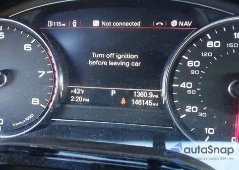 2013 Audi A8 L 3.0T z USA, uszkodzony, nr VIN WAURGAFD2DN013664